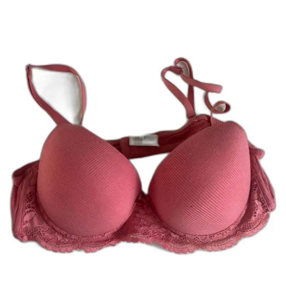 Lot 4 Push Up Bras Lace Smiley Face Victoria's Secret & Marilyn Monroe Size 36B - Picture 12 of 14